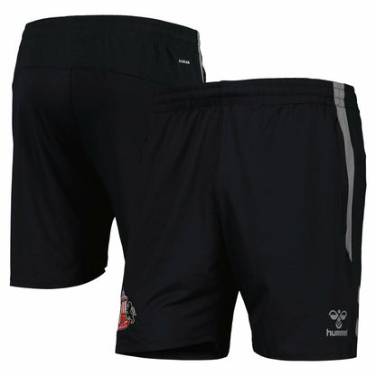 Sunderland Hummel Training Woven Shorts - Black cheap