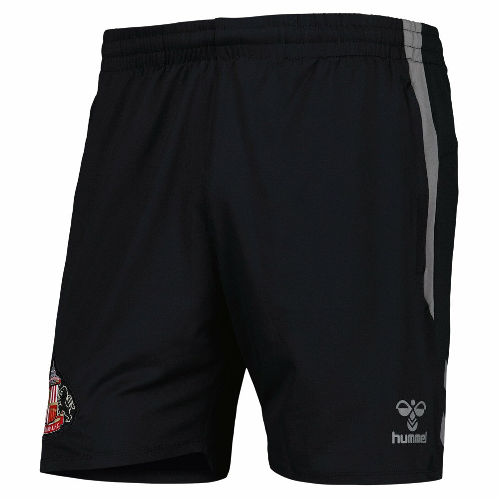 Sunderland Hummel Training Woven Shorts - Black cheap