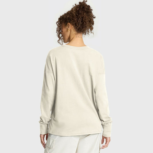 New Orleans Saints Women's Dove Legacy Long Sleeve T-Shirt - Cream sale