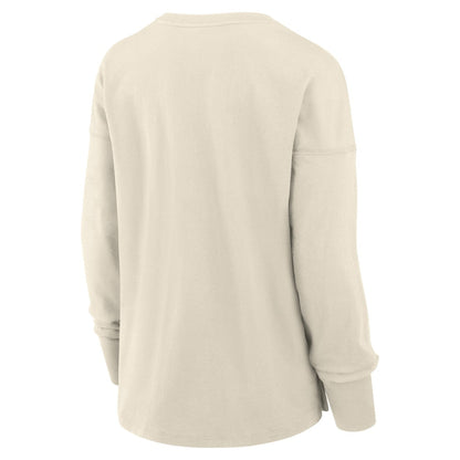 Denver Broncos Women's Dove Legacy Long Sleeve T-Shirt - Cream outlet