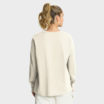 Tampa Bay Buccaneers Women's Dove Legacy Long Sleeve T-Shirt - Cream on sale