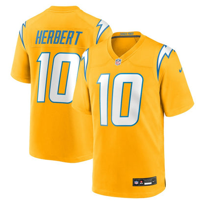 Justin Herbert Los Angeles Chargers Alternate Charger Power Game Player Jersey - Gold | Nike cheap
