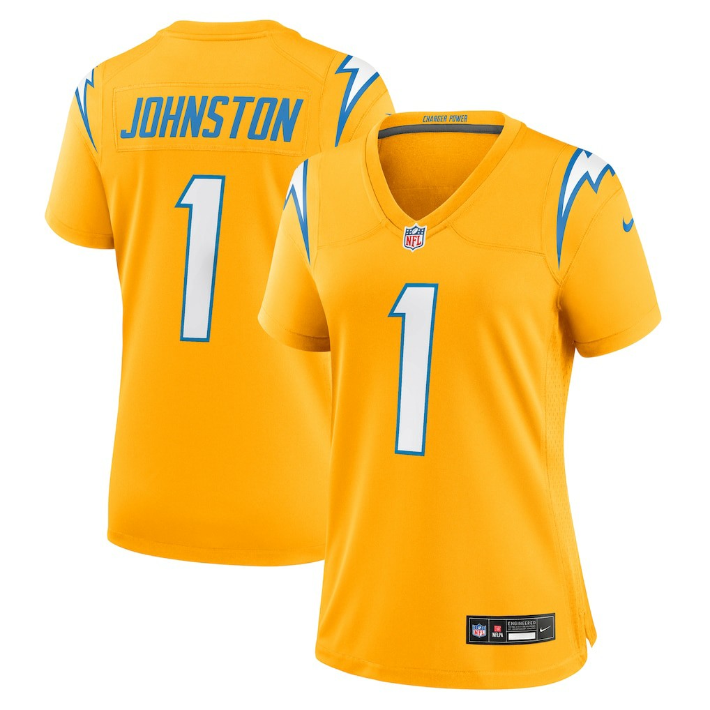 Quentin Johnston Los Angeles Chargers Women's Alternate Charger Power Game Jersey - Gold | Nike outlet