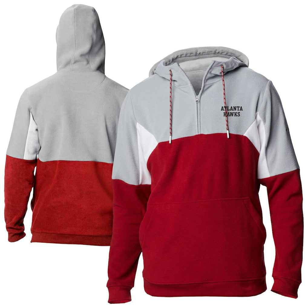 Atlanta Hawks Lodge Quarter-Zip Hoodie - Red | Columbia shop