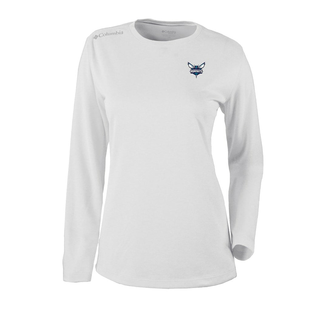 Charlotte Hornets Women's Omni-Wick Shotgun Pullover Top - White | Columbia sale