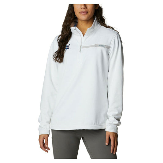 Charlotte Hornets Women's Skiff Guide Fleece Pullover Top - White | Columbia discount