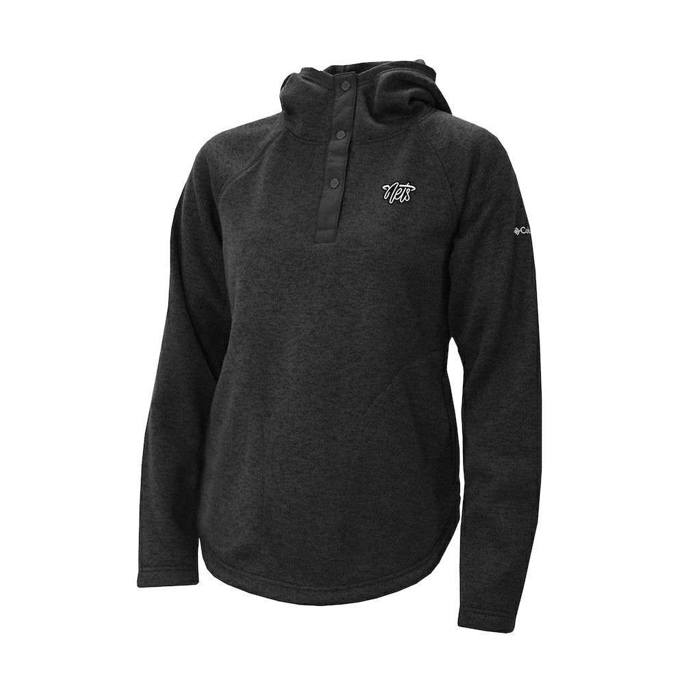 Brooklyn Nets Women's Sweater Weather Quarter-Snap Hoodie - Black | Columbia shop