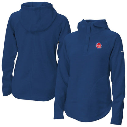 Detroit Pistons Women's Sweater Weather Quarter-Snap Hoodie sale - Blue | Columbia discount