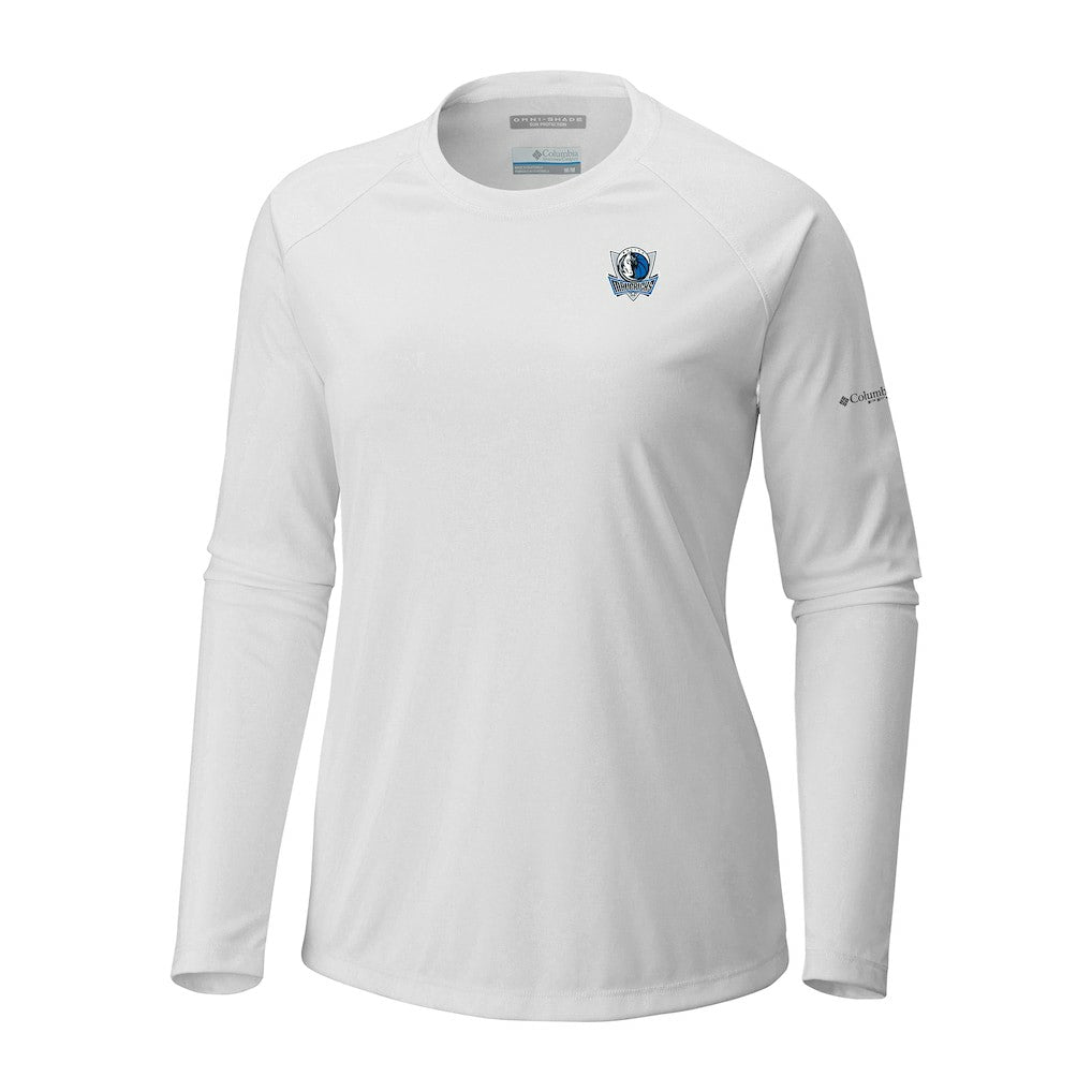 Dallas Mavericks Women's Tidal Tee II Long Sleeve T-Shirt sale - White | Columbia discount