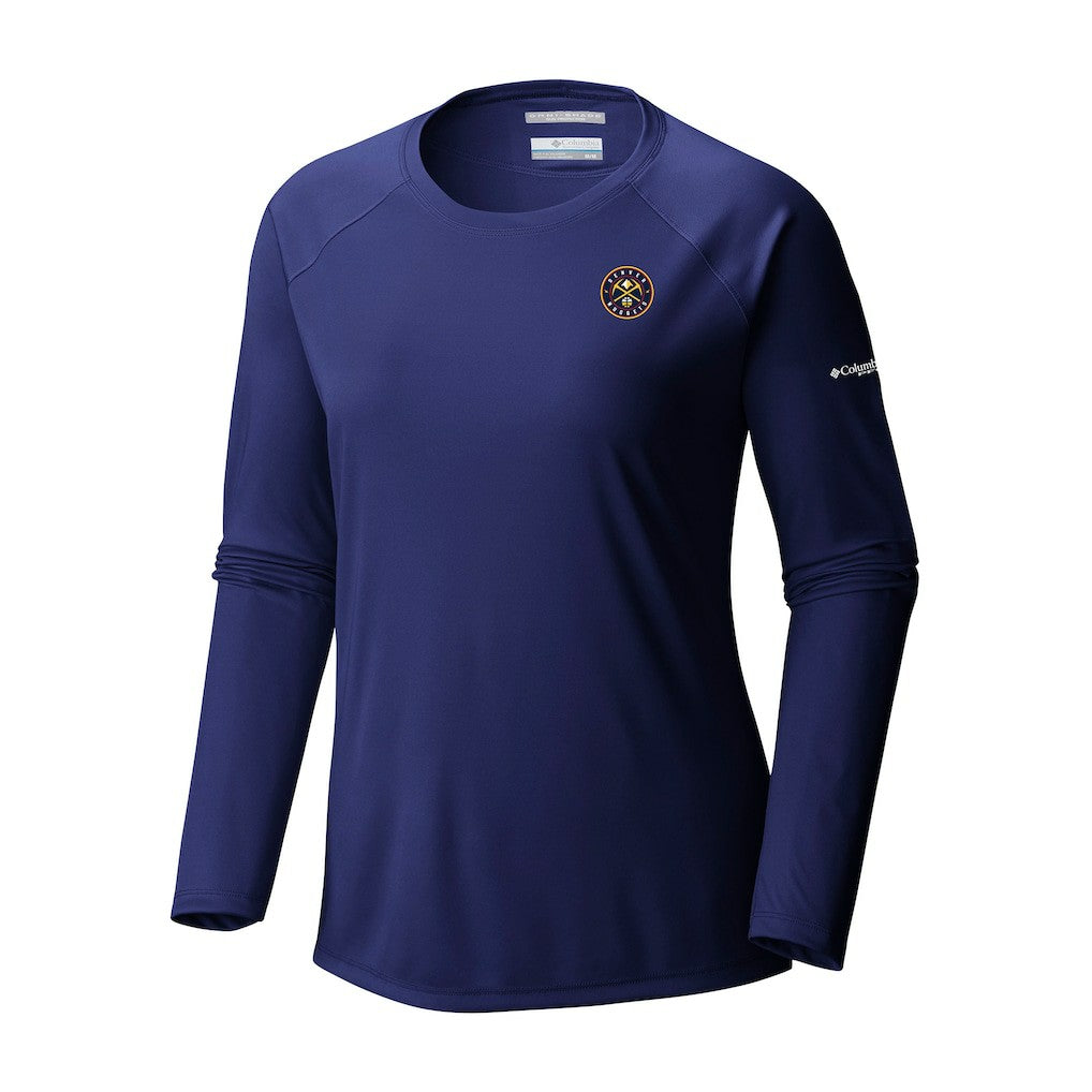 Denver Nuggets Women's Tidal Tee II Long Sleeve T-Shirt sale - Navy | Columbia sale