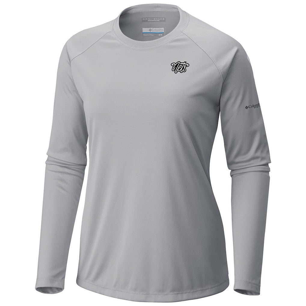 Brooklyn Nets Women's Tidal Tee II Long Sleeve T-Shirt - Gray | Columbia shop