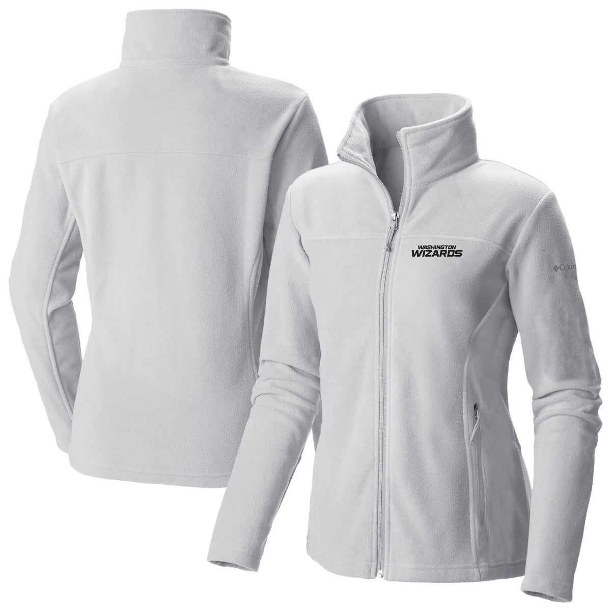 Washington Wizards Women's Give & Go II Fleece Full-Zip Jacket - White | Columbia sale