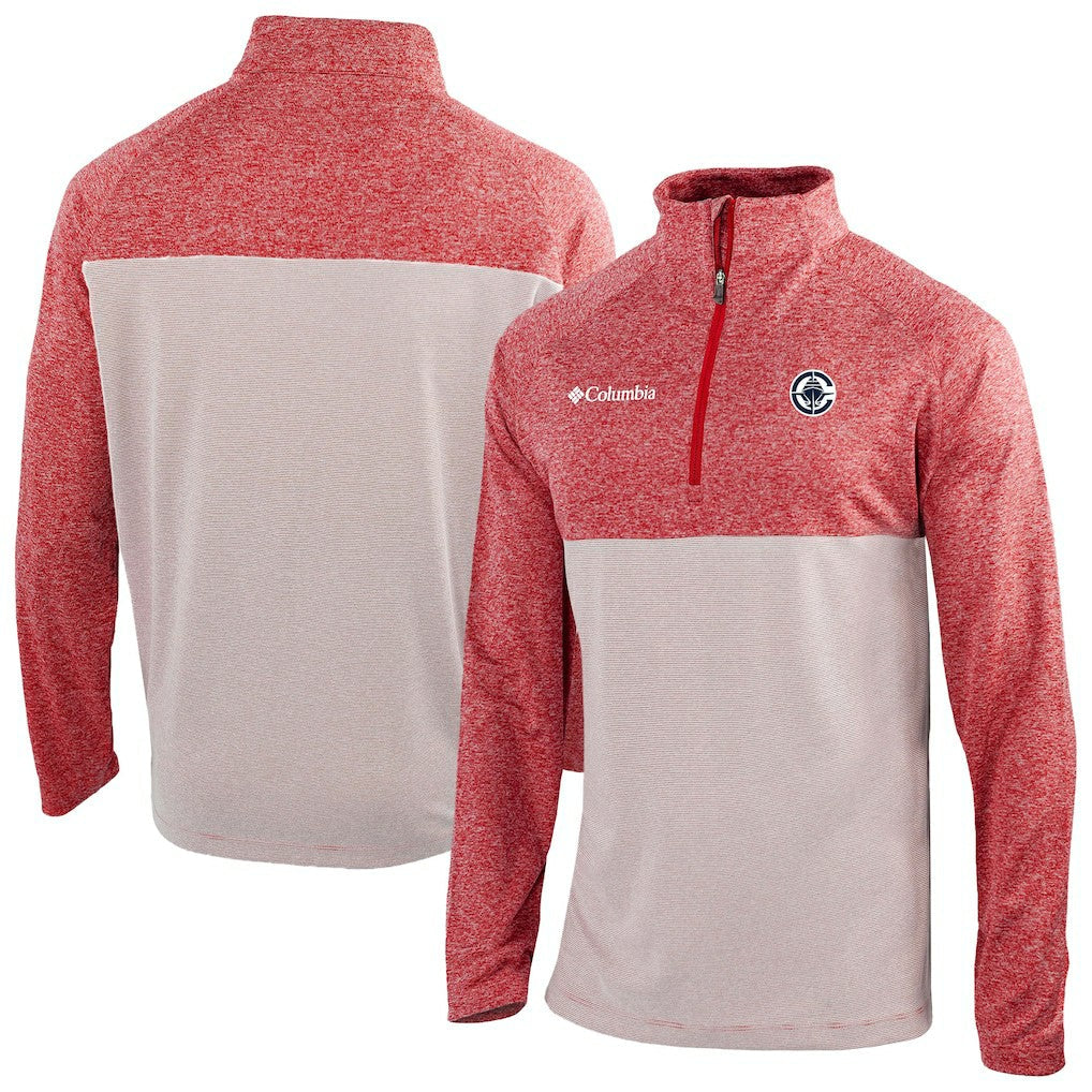 LA Clippers Omni-Wick Rockin' It Quarter-Zip Top - Red | Columbia outlet