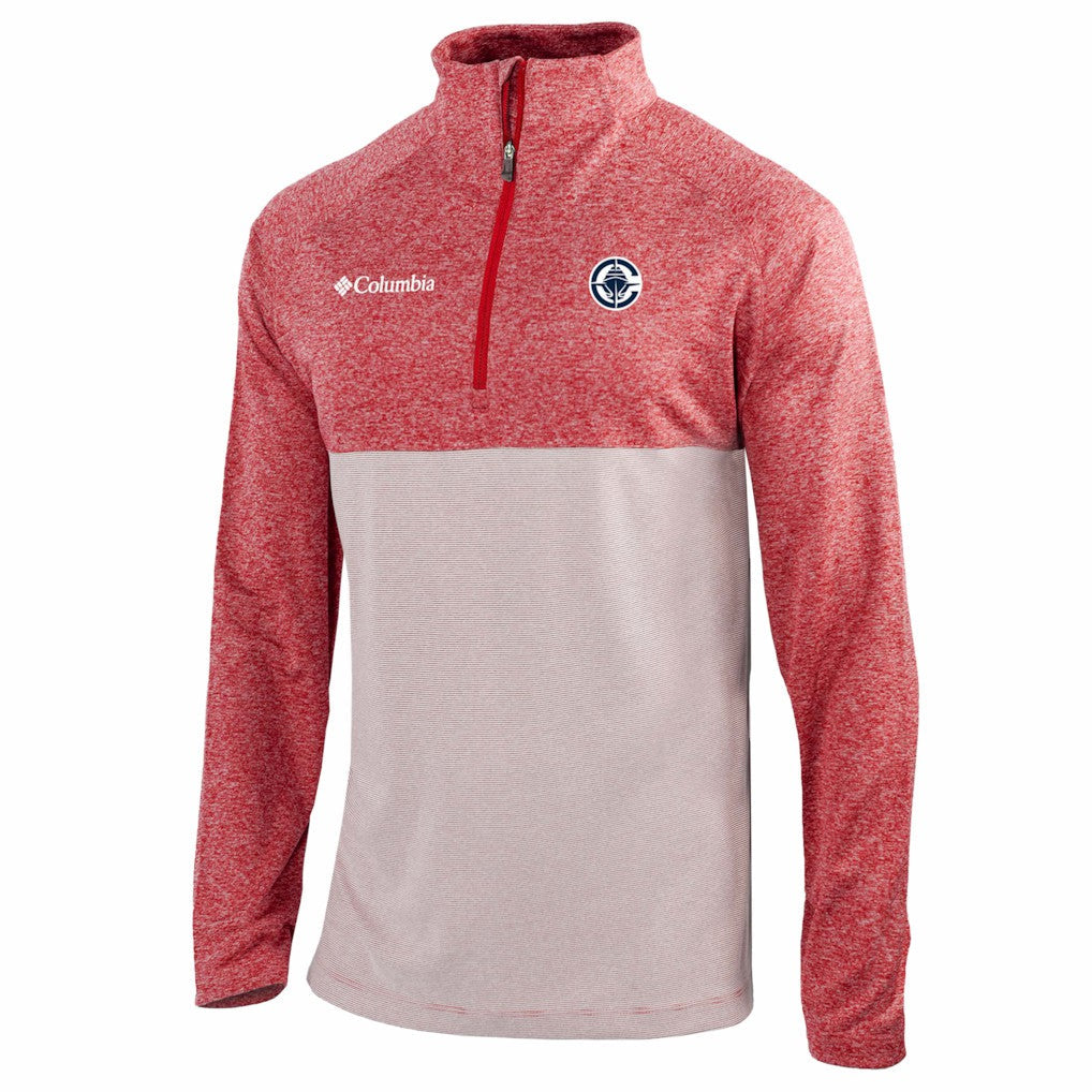 LA Clippers Omni-Wick Rockin' It Quarter-Zip Top - Red | Columbia outlet