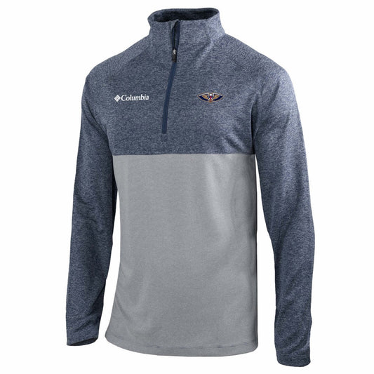 New Orleans Pelicans Omni-Wick Rockin' It Quarter-Zip Top - Navy | Columbia sale