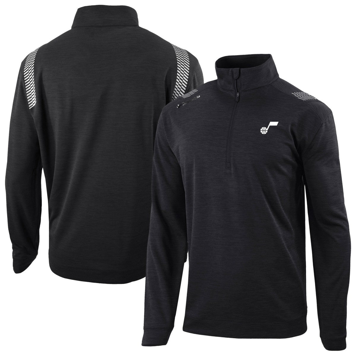 Utah Jazz Oakland Downs Omni-Wick Quarter-Zip Top - Black | Columbia on sale