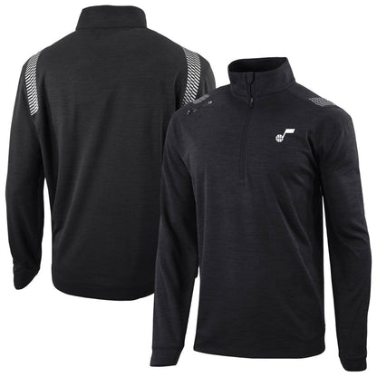 Utah Jazz Oakland Downs Omni-Wick Quarter-Zip Top - Black | Columbia on sale