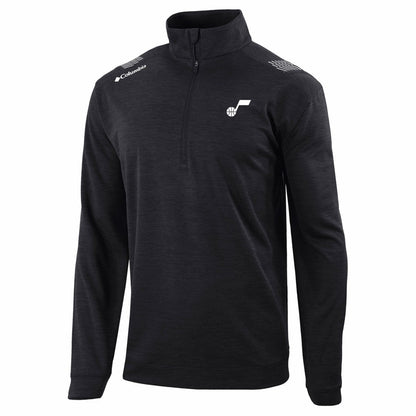 Utah Jazz Oakland Downs Omni-Wick Quarter-Zip Top - Black | Columbia on sale