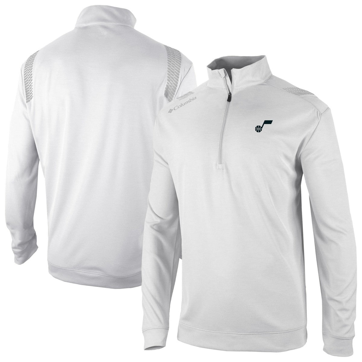 Utah Jazz Oakland Downs Omni-Wick Quarter-Zip Top - White | Columbia for sale