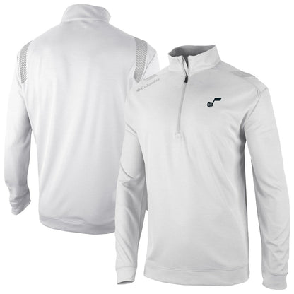 Utah Jazz Oakland Downs Omni-Wick Quarter-Zip Top - White | Columbia for sale