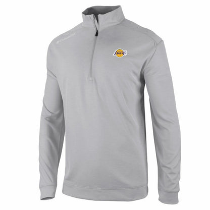 Los Angeles Lakers Oakland Downs Omni-Wick Quarter-Zip Top - Gray | Columbia outlet