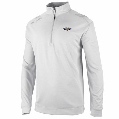 New Orleans Pelicans Oakland Downs Omni-Wick Quarter-Zip Top - White | Columbia for sale