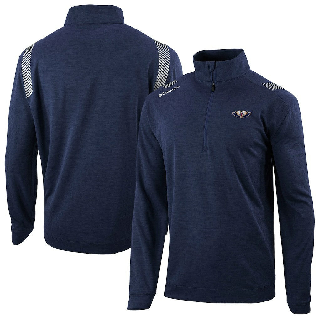 New Orleans Pelicans Oakland Downs Omni-Wick Quarter-Zip Top - Navy | Columbia for sale