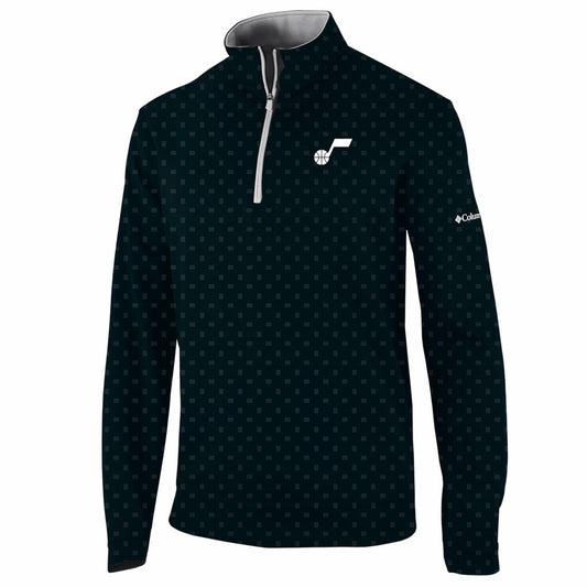 Utah Jazz Wickham Hills Omni-Wick Quarter-Zip Jacket - Black | Columbia cheap