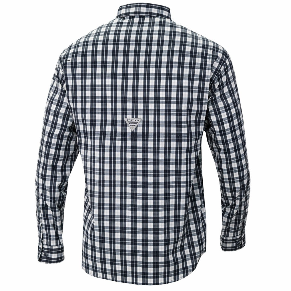 Indiana Pacers Super Tamiami Omni-Shade Long Sleeve Button-Down Shirt - Navy | Columbia discount