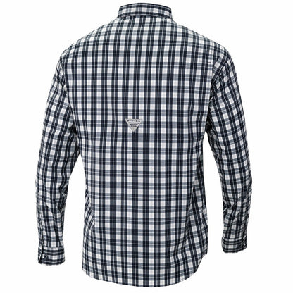 Indiana Pacers Super Tamiami Omni-Shade Long Sleeve Button-Down Shirt - Navy | Columbia discount