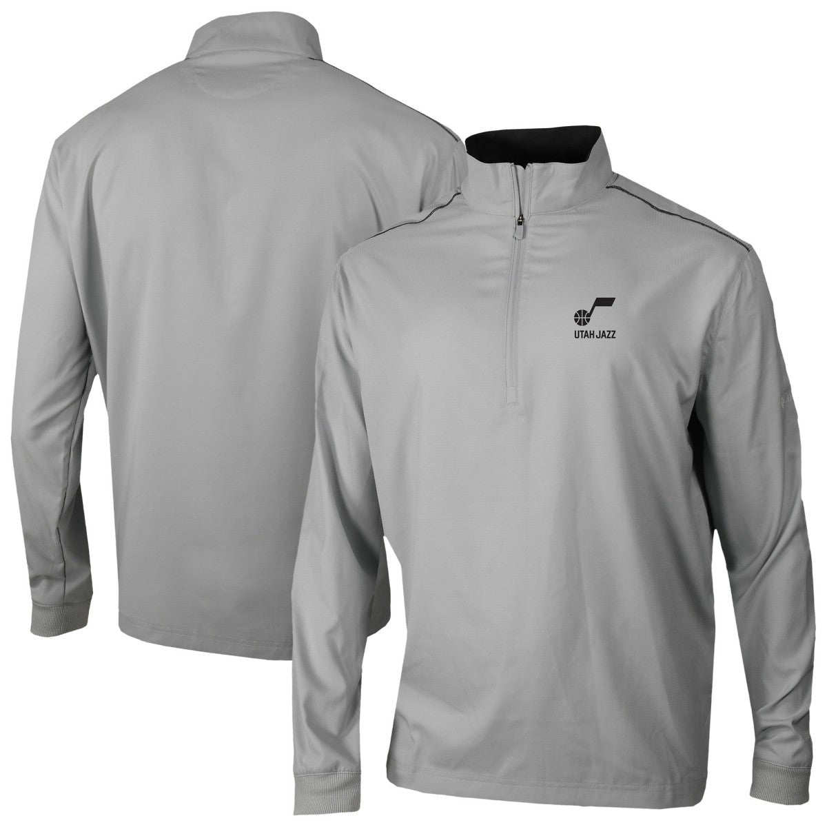 Utah Jazz Omni-Wick Bogey's Paradise Quarter-Zip Top - Gray | Columbia sale