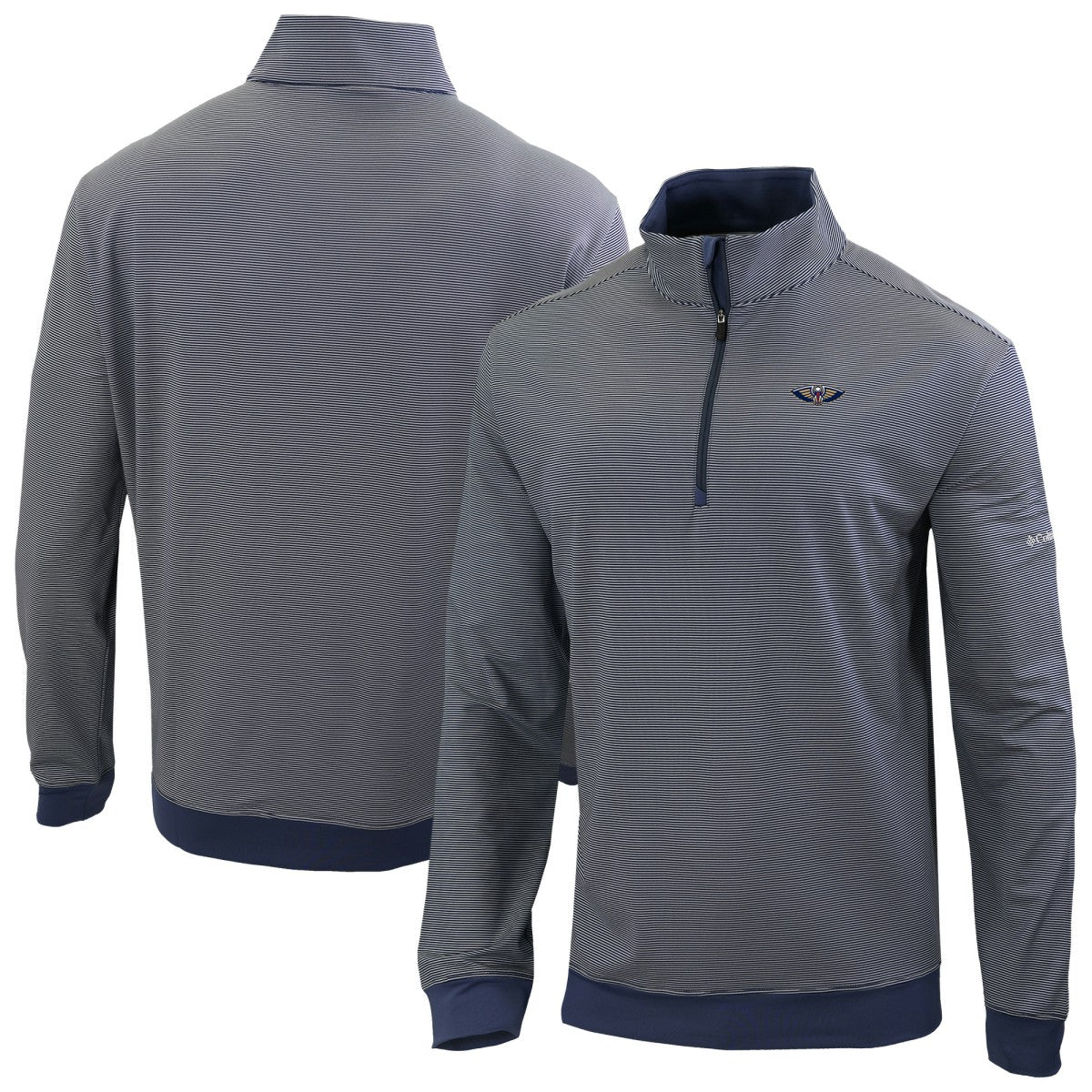 New Orleans Pelicans Omni-Wick Even Lie Quarter-Zip Top - Navy | Columbia shop
