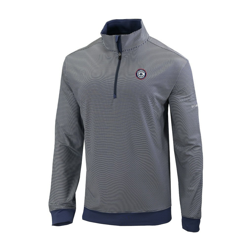 LA Clippers Omni-Wick Even Lie Quarter-Zip Top - Navy | Columbia on sale