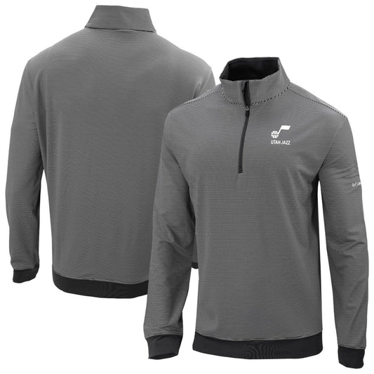 Utah Jazz Omni-Wick Even Lie Quarter-Zip Top - Black | Columbia discount