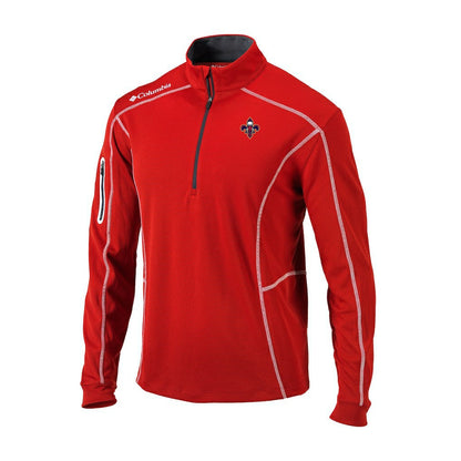 New Orleans Pelicans Omni-Wick Shotgun Quarter-Zip Jacket - Red | Columbia for sale