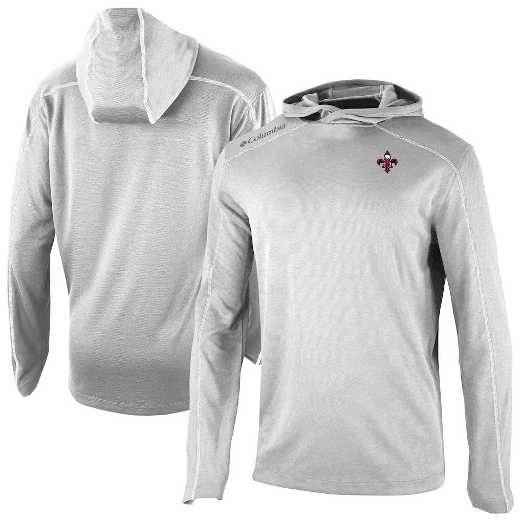 New Orleans Pelicans Omni-Wick Shotgun Pullover Hoodie - Gray | Columbia online