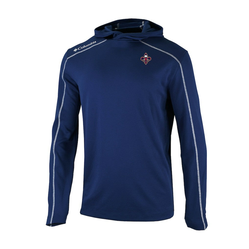 New Orleans Pelicans Omni-Wick Shotgun Pullover Hoodie - Navy | Columbia discount