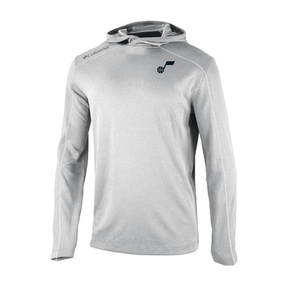 Utah Jazz Omni-Wick Shotgun Pullover Hoodie - Gray | Columbia on sale