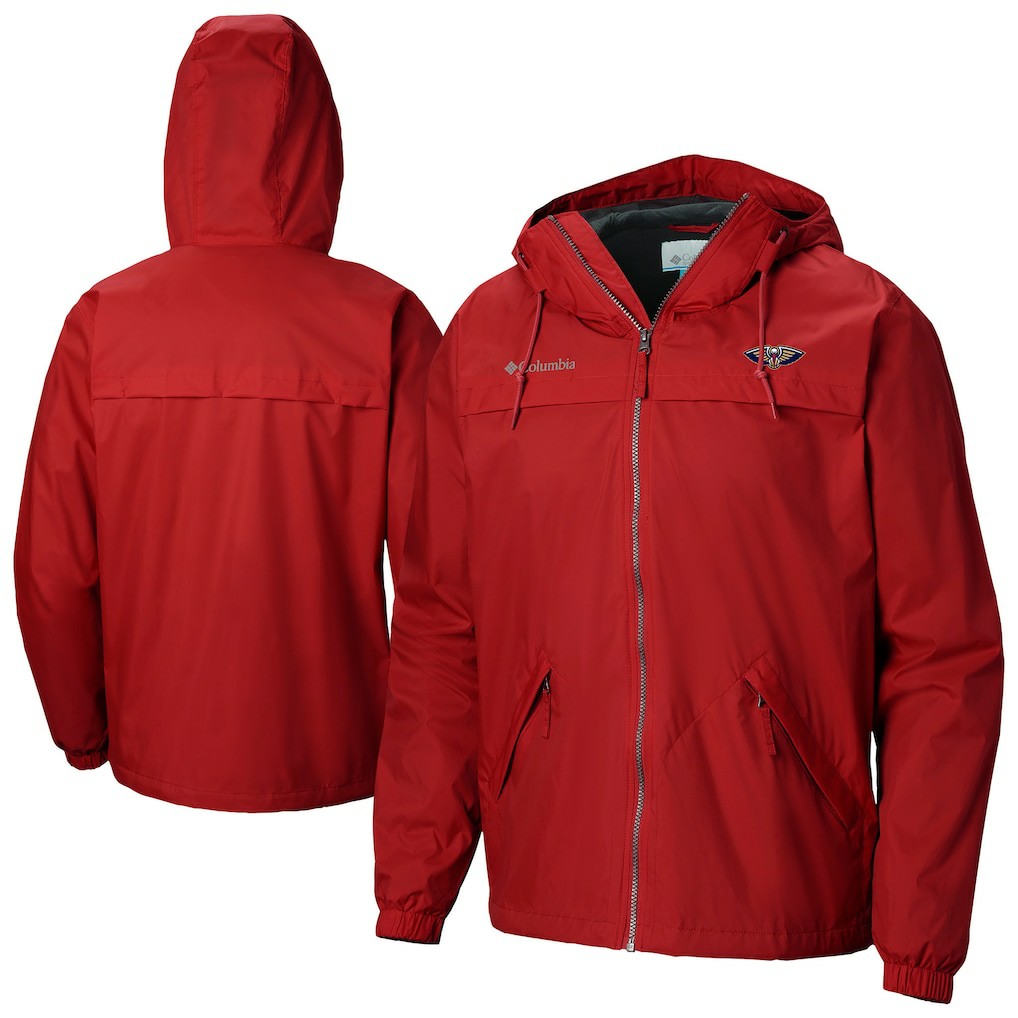 New Orleans Pelicans Oroville Creek Lined Full-Zip Jacket - Red | Columbia on sale