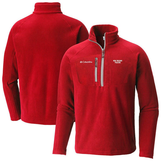 New Orleans Pelicans Fast Trek III Half-Zip Fleece Pullover - Red | Columbia shop
