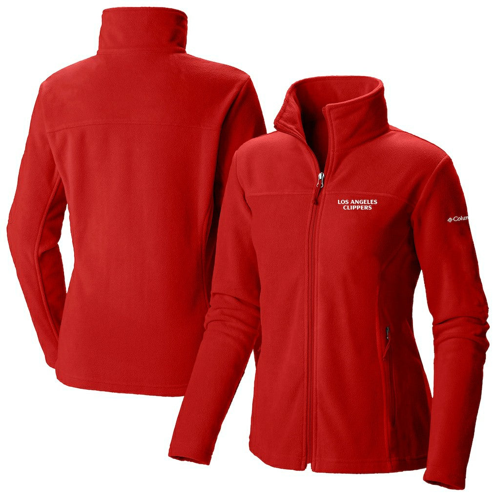 LA Clippers Women's Give & Go II Fleece Full-Zip Jacket - Red | Columbia discount