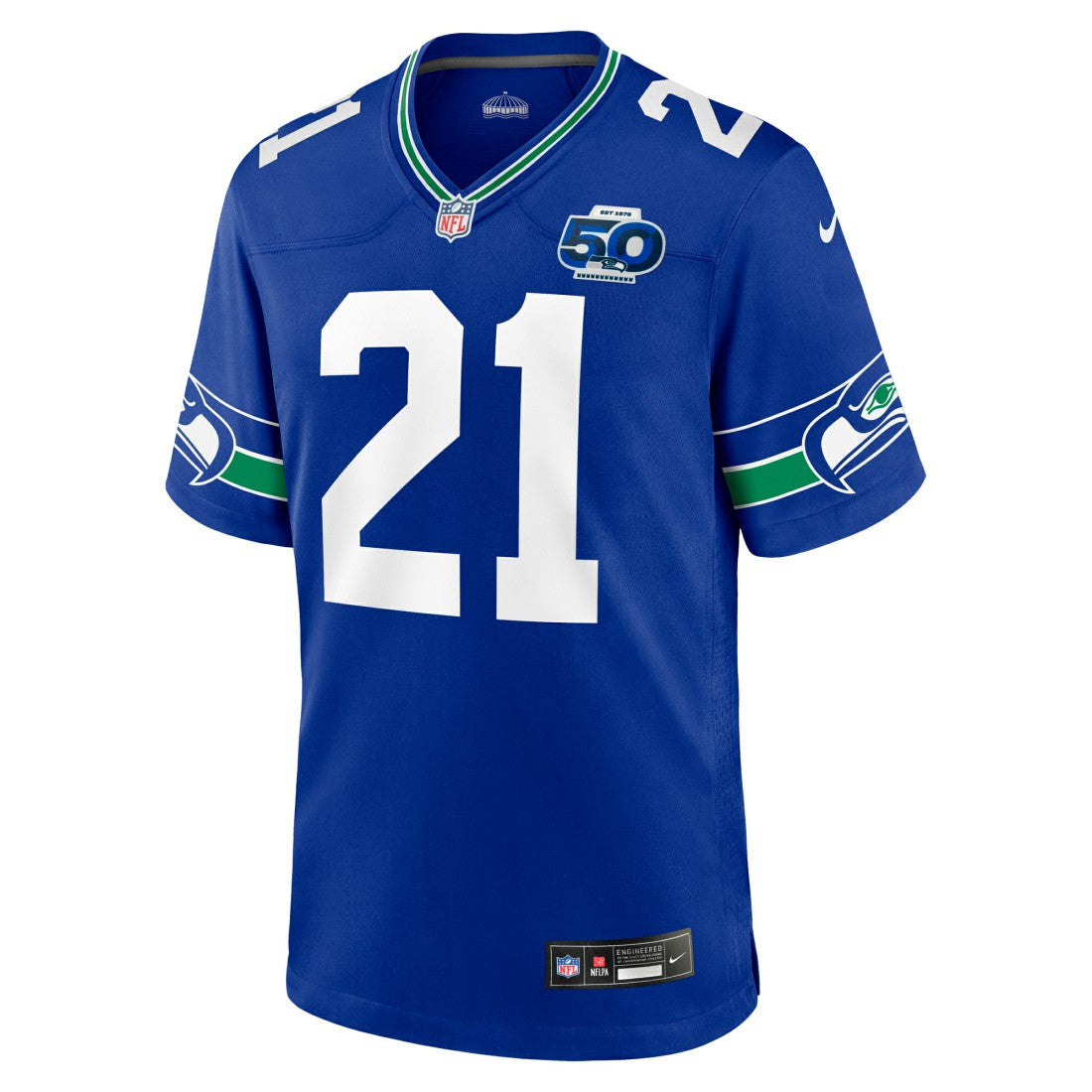 Devon Witherspoon Seattle Seahawks Alternate 50th Season Game Jersey - Royal | Nike cheap