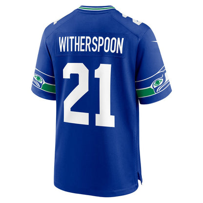 Devon Witherspoon Seattle Seahawks Alternate 50th Season Game Jersey - Royal | Nike cheap