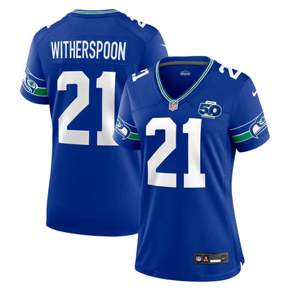 Devon Witherspoon Seattle Seahawks Women's Alternate 50th Season Game Jersey - Royal | Nike on sale
