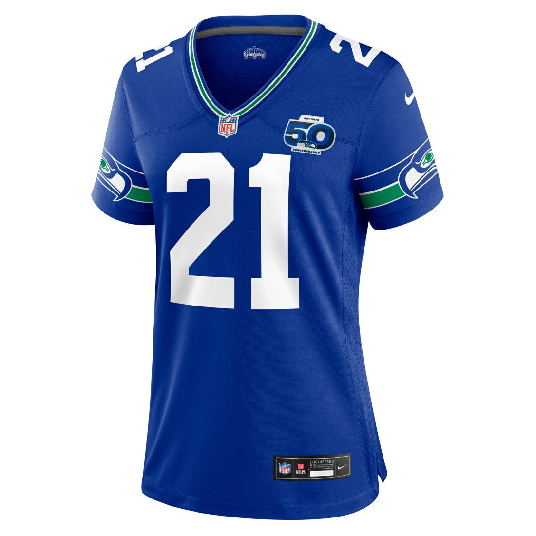 Devon Witherspoon Seattle Seahawks Women's Alternate 50th Season Game Jersey - Royal | Nike on sale