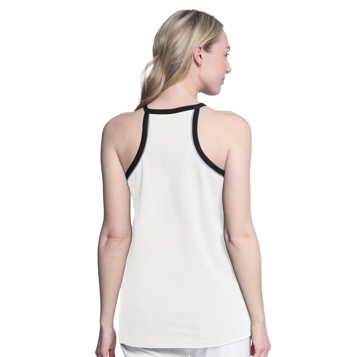 San Antonio Spurs G-III 4Her by Carl Banks Women's Curveball Racerback Scoop Neck Slub Tank Top - White sale