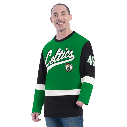 Boston Celtics G-III Sports by Carl Banks Adaptive Rugby Long Sleeve Top - Green discount