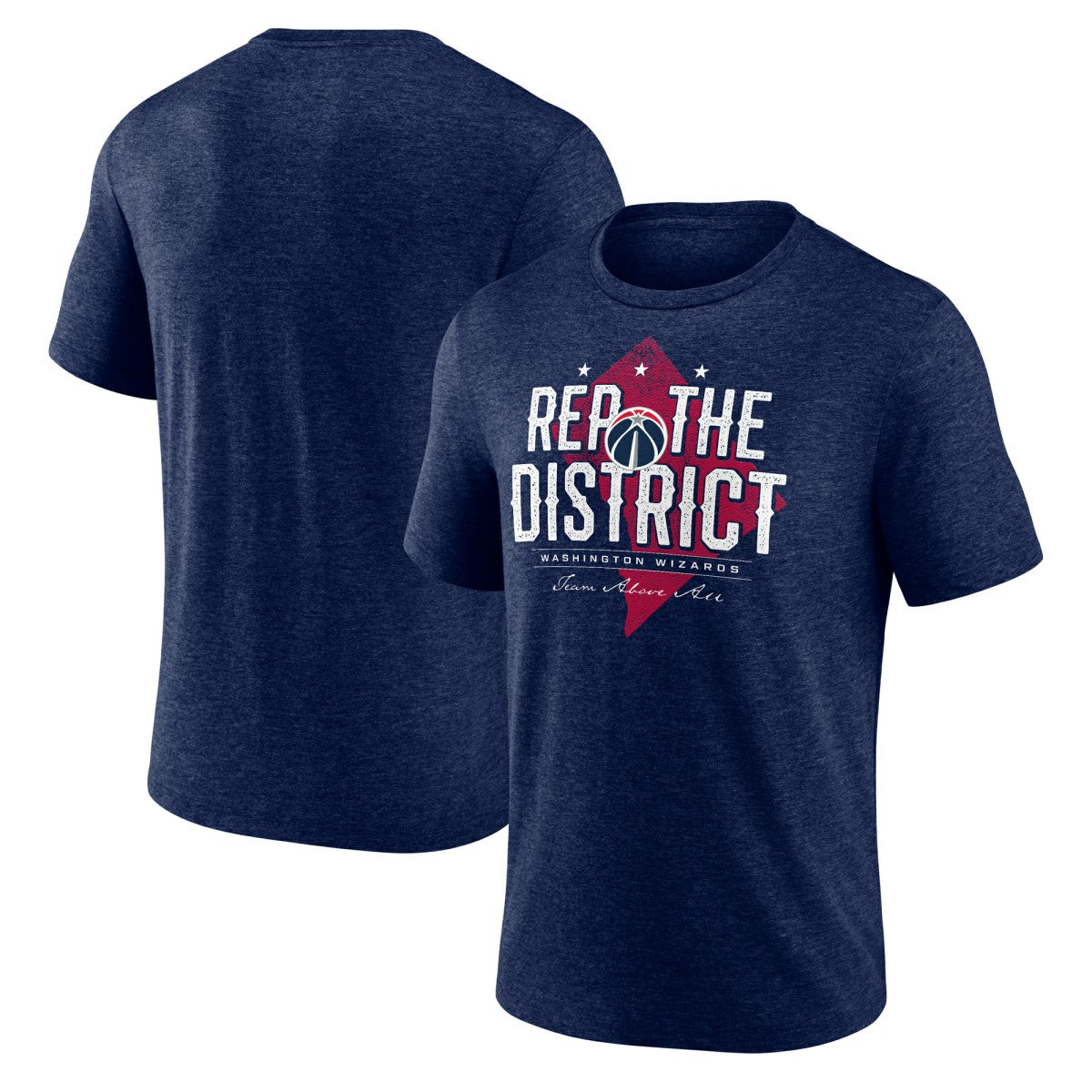 Washington Wizards Huddle Tri-Blend T-Shirt - Navy sale