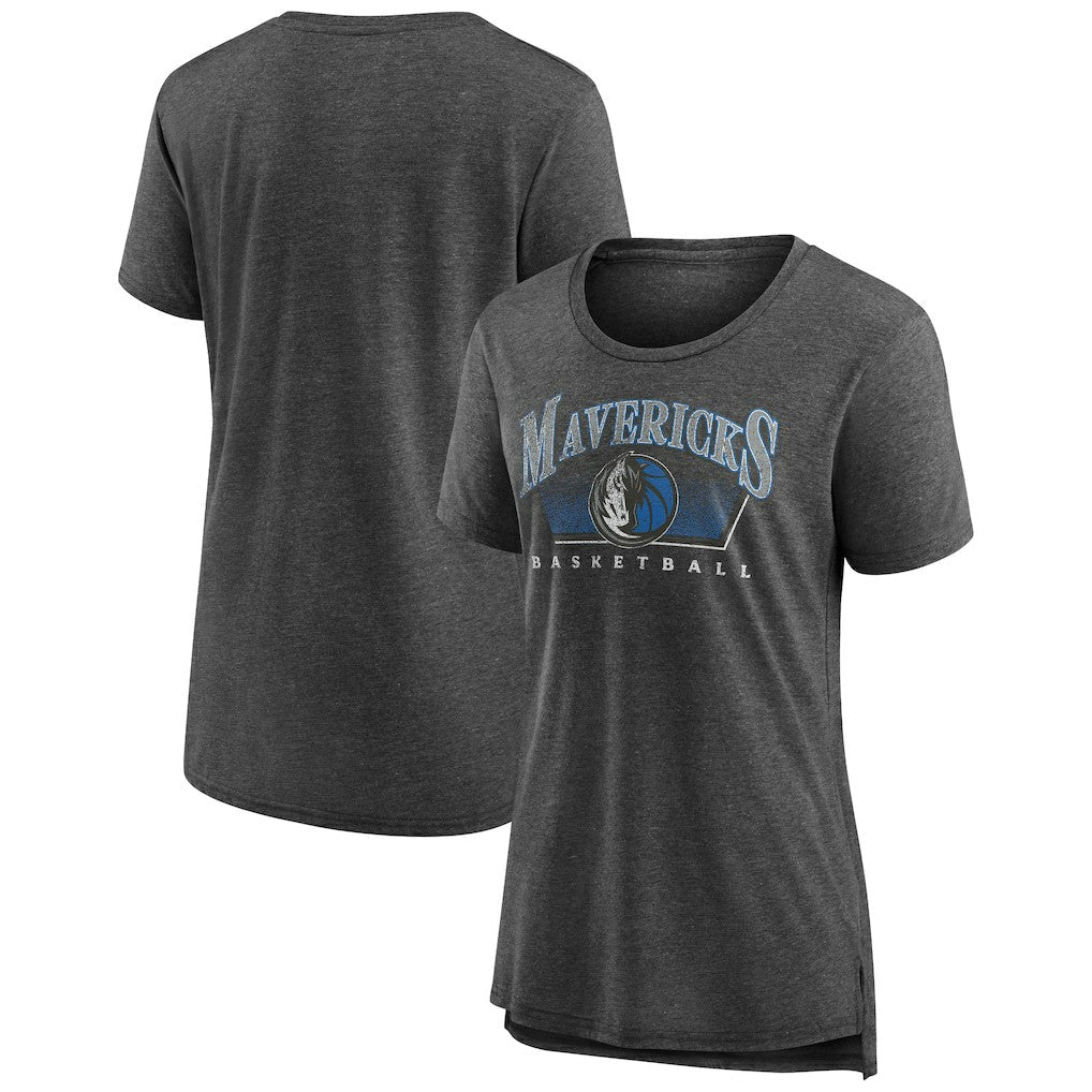 Dallas Mavericks Women's Selection Tri-Blend T-Shirt - Gray discount