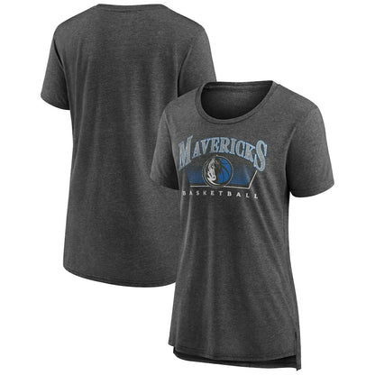 Dallas Mavericks Women's Selection Tri-Blend T-Shirt - Gray discount
